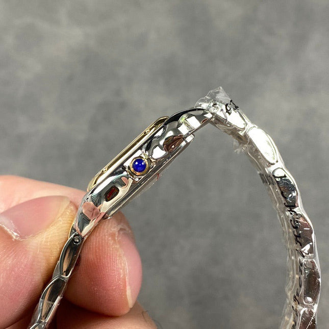 CARTIER PANTHÈRE WATCH GOLD AND SILVER CASE