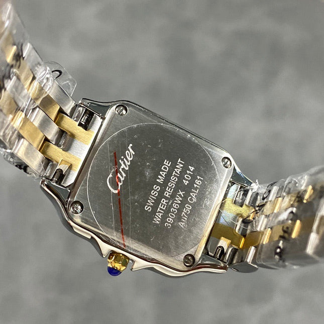 CARTIER PANTHÈRE WATCH GOLD AND SILVER CASE