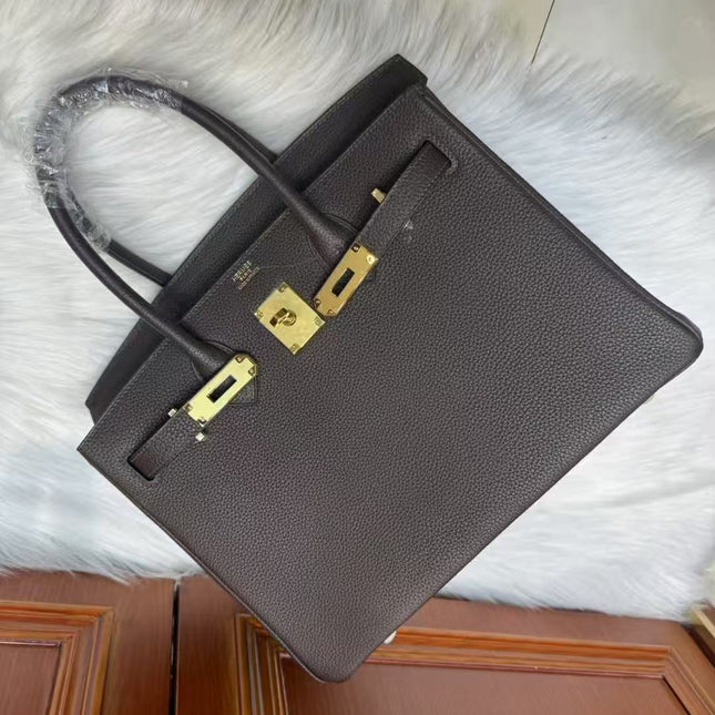 HM BIRKIN 35CM IN CHOCOLATE BROWN TOGO LEATHER GOLD HARDWARE