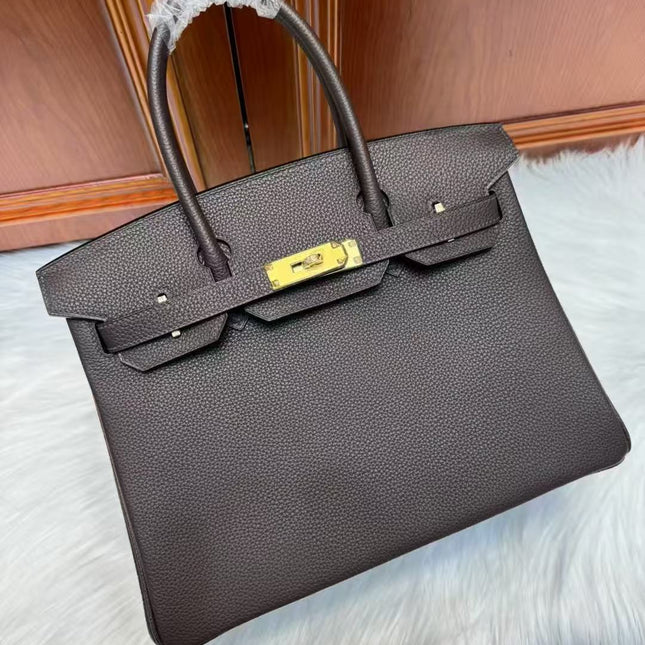 HM BIRKIN 35CM IN CHOCOLATE BROWN TOGO LEATHER GOLD HARDWARE