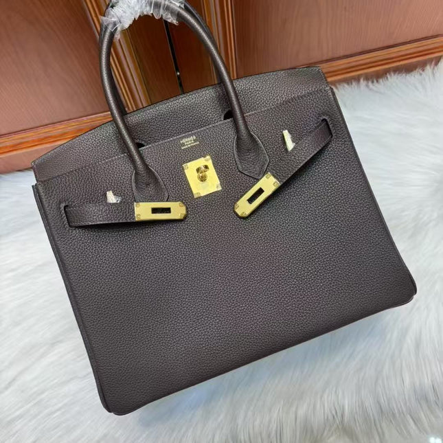 HM BIRKIN 35CM IN CHOCOLATE BROWN TOGO LEATHER GOLD HARDWARE