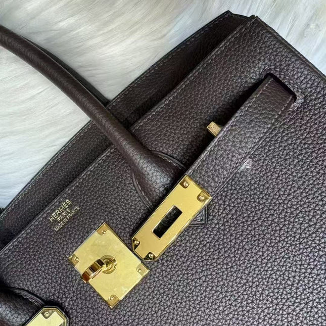 HM BIRKIN 35CM IN CHOCOLATE BROWN TOGO LEATHER GOLD HARDWARE