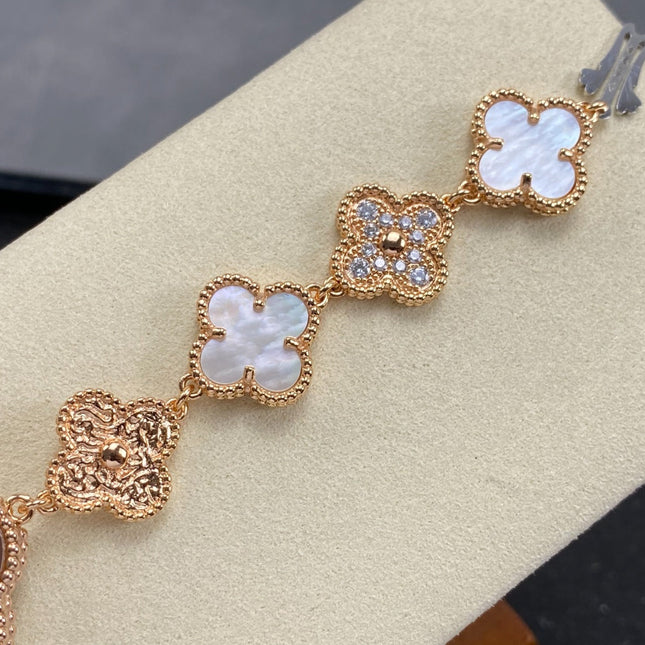 VAN CLEEF & ARPELS SWEET ALHAMBRA ROSE GOLD WATCH