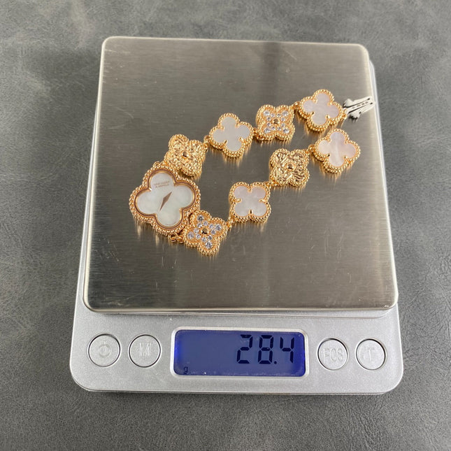 VAN CLEEF & ARPELS SWEET ALHAMBRA ROSE GOLD WATCH