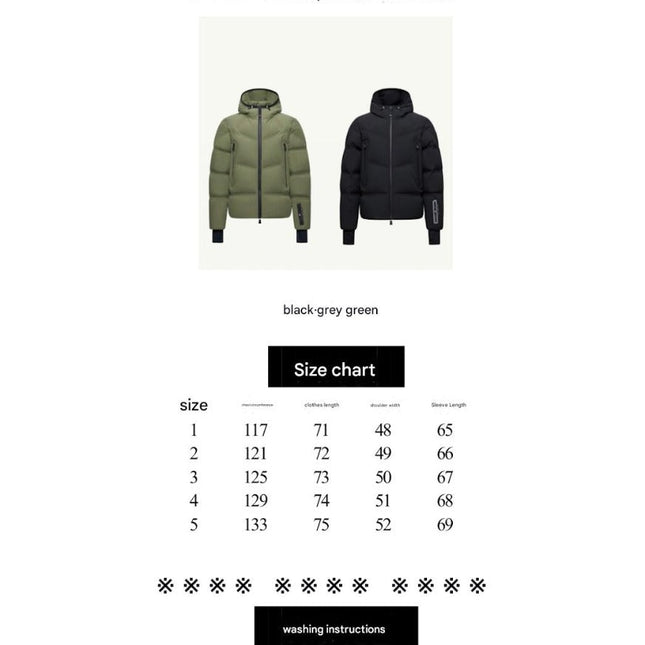 MONCLER GRENOBLE ANGREN HOODED DOWN IN GREEN