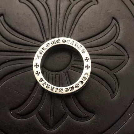 CHROME HEARTS CROSS MOTIFS STERLING SILVER RING