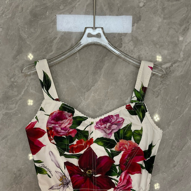 DOLCE & GABBANA SET IN FLORAL PRINTED