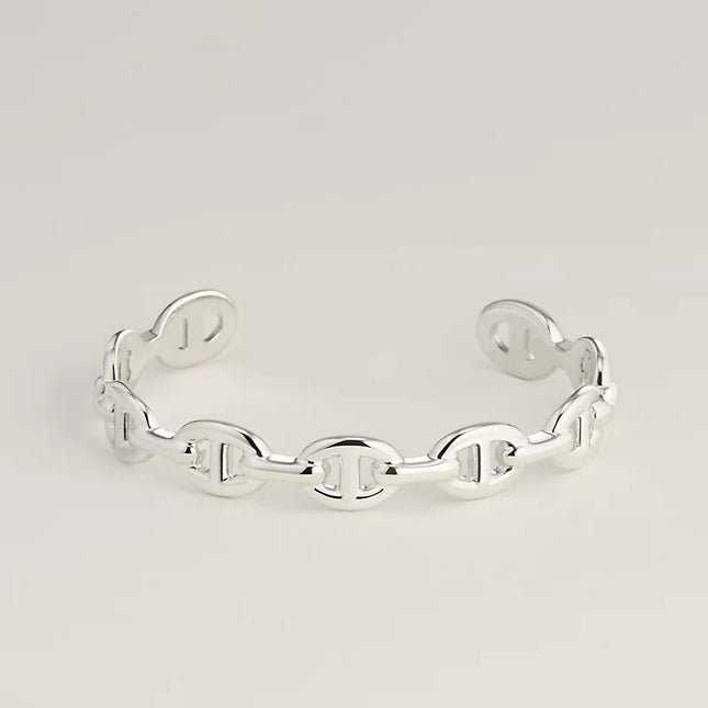 CHAINE SILVER OPEN BRACELET