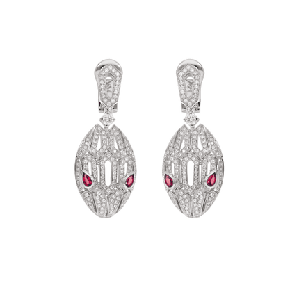 SERPENTI PINK DIAMOND EARRINGS