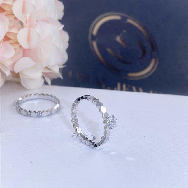 BEE LOVE RING SILVER 1 DIAMOND