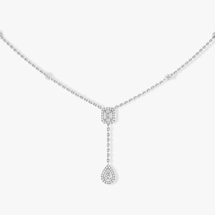 MY TWIN CRACATE DIAMOND NECKLACE