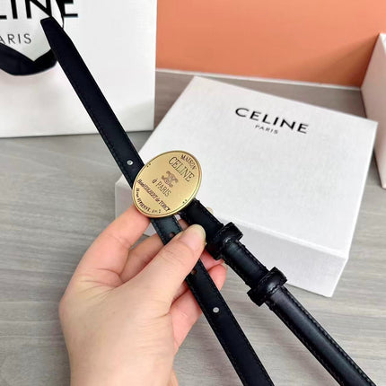 CELINE 26S TRIOMPHE BELT 13MM IN CALFSKIN