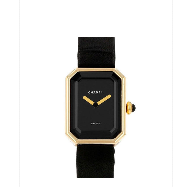 CHANEL PREMIERE H6125 YELLOW GOLD TITANIUM BLACK RUBBER WITH VELVET TOUCH