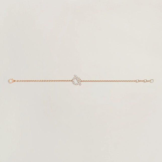 FINESSE PINK GOLD DIAMOND BRACELET