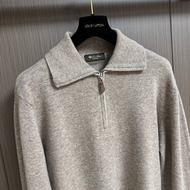 LP 26S ZIP NECK KNIT SWEATER 429