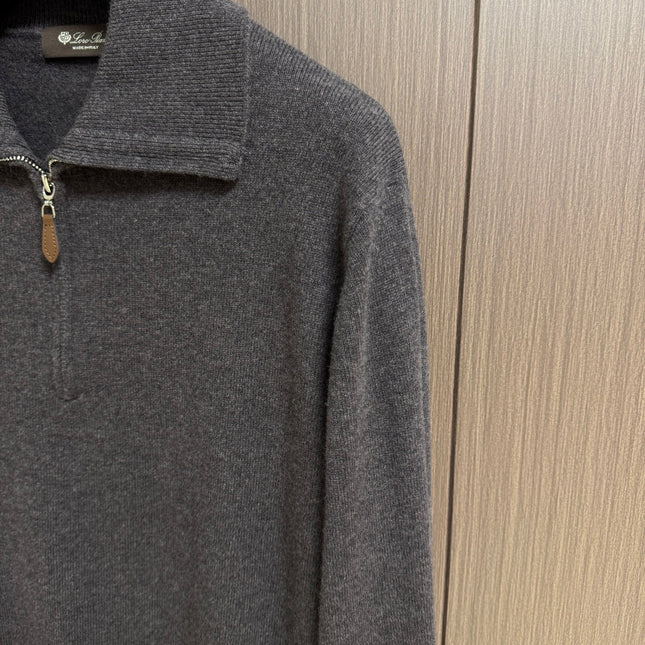 LP 26S ZIP NECK KNIT SWEATER 428