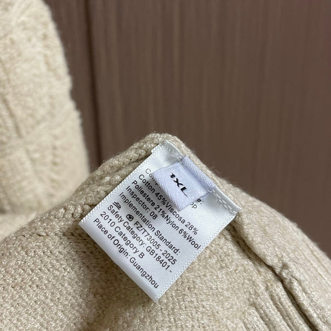 DIOR 26S KNITTED HOODED SWEATER 1007