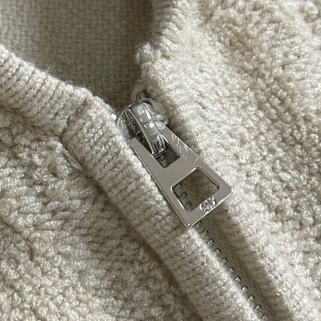 DIOR 26S KNITTED HOODED SWEATER 1007