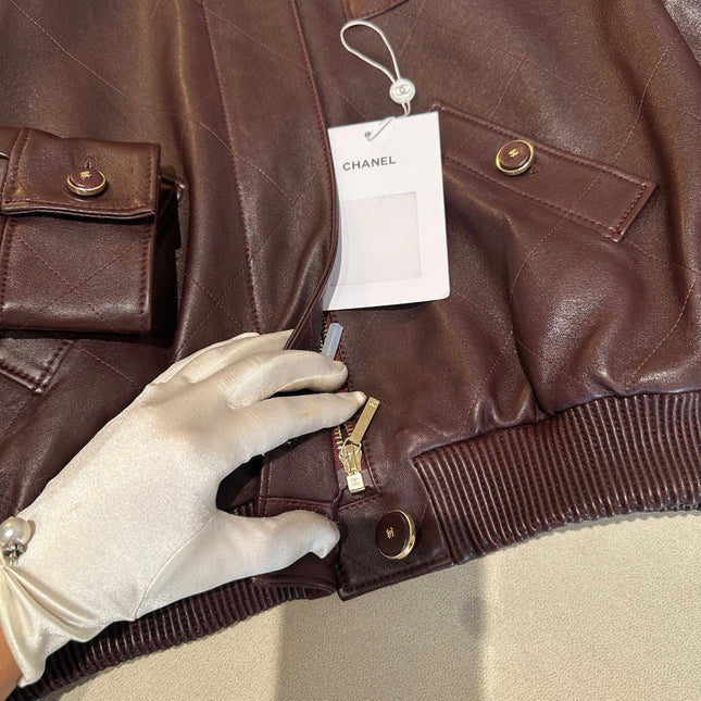 CHANEL 26S RETRO LEATHER JACKET 1286