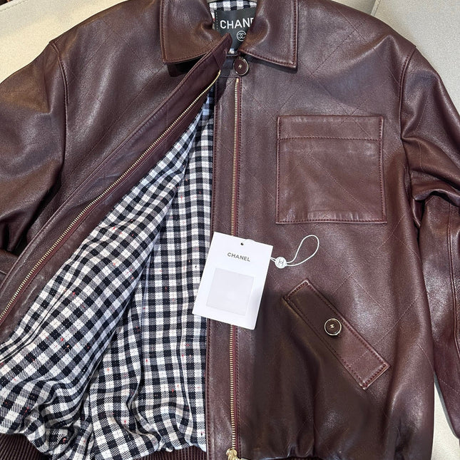 CHANEL 26S RETRO LEATHER JACKET 1286