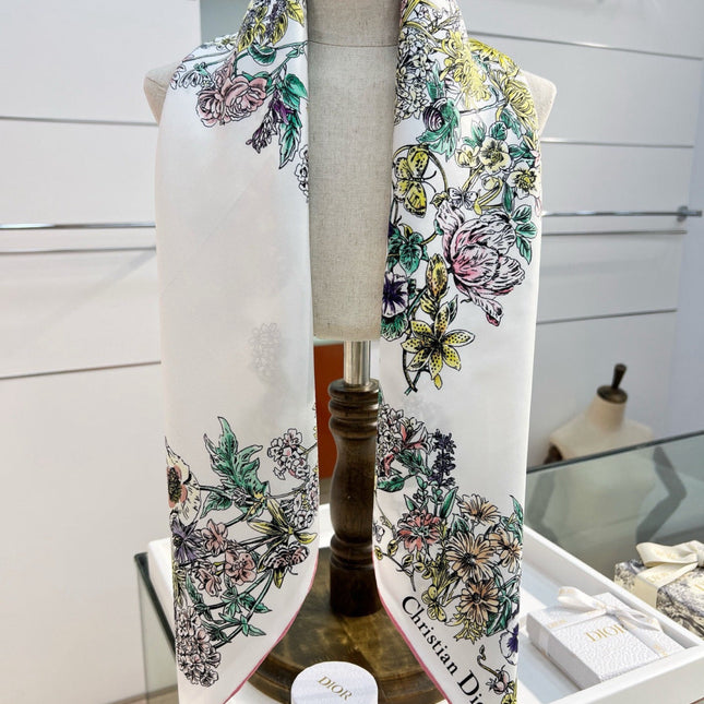DIOR 26S SCARF 90CM IN SILK 293853