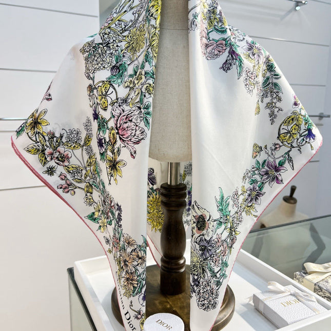 DIOR 26S SCARF 90CM IN SILK 293853