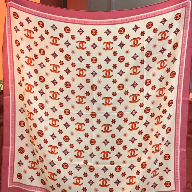 CHANEL 26S SCARF 140 IN CASHMERE AND SILK 306123