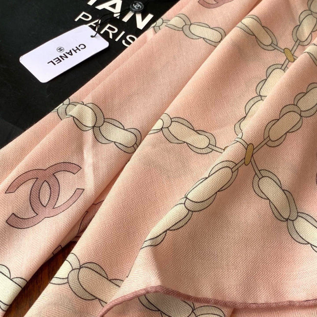 CHANEL 26S SCARF 135 IN CASHMERE AND SILK 306125