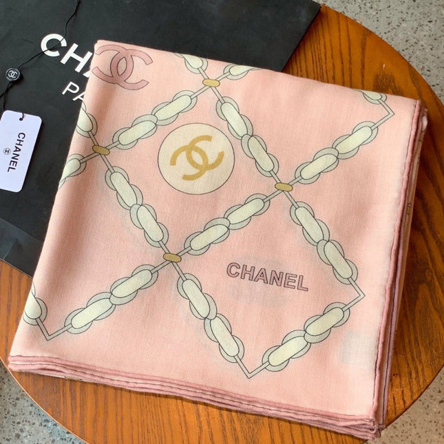 CHANEL 26S SCARF 135 IN CASHMERE AND SILK 306125