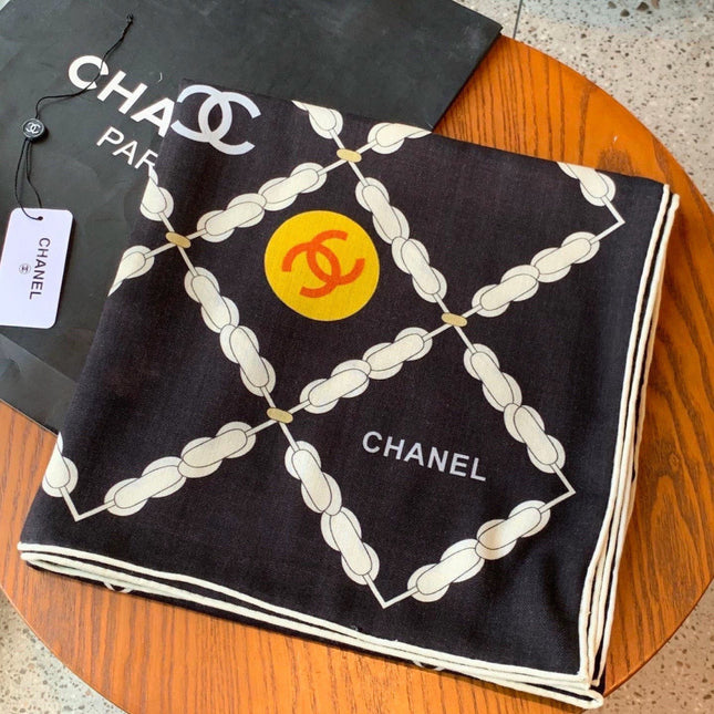 CHANEL 26S SCARF 135 IN CASHMERE AND SILK 306126