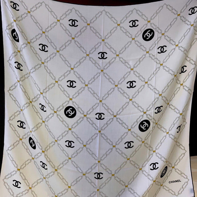 CHANEL 26S SCARF 135 IN CASHMERE AND SILK 306127