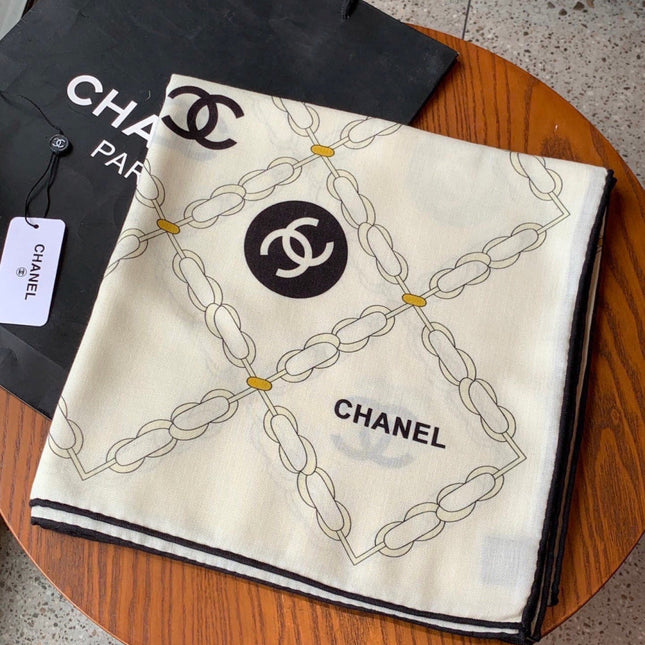 CHANEL 26S SCARF 135 IN CASHMERE AND SILK 306127