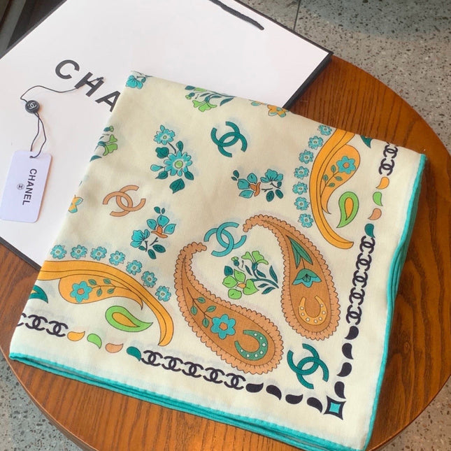 CHANEL 26S SCARF 135 IN CASHMERE AND SILK 306128