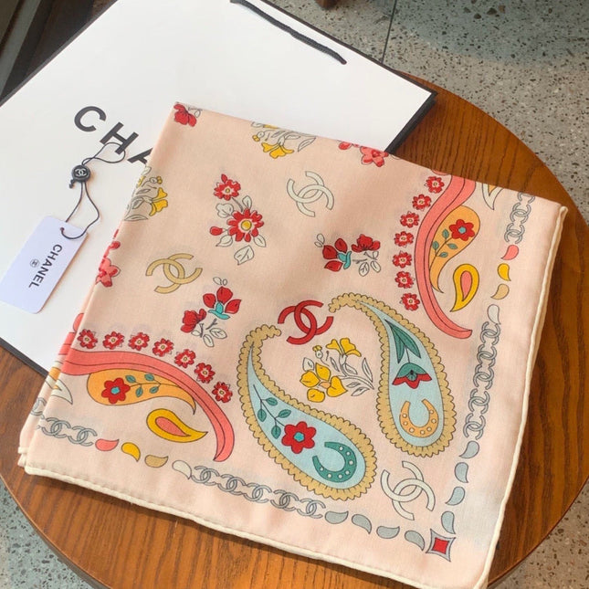 CHANEL 26S SCARF 135 IN CASHMERE AND SILK 306129