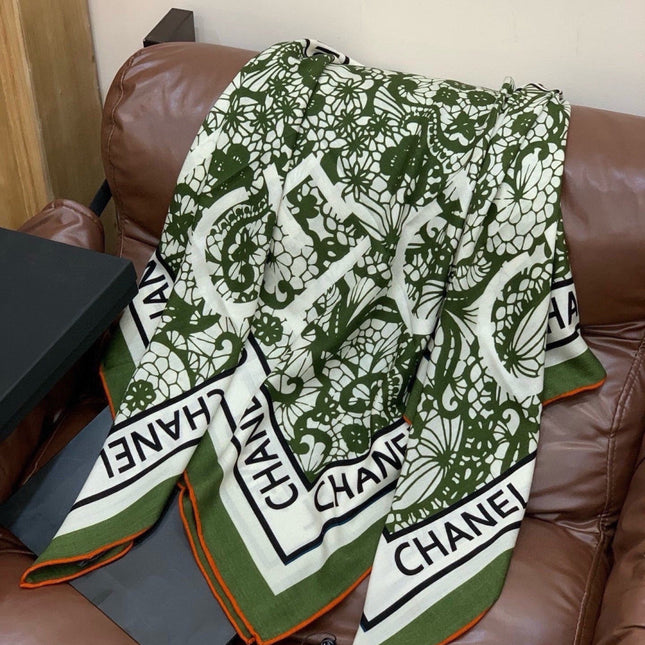 CHANEL 26S SCARF 135 IN CASHMERE AND SILK 306133