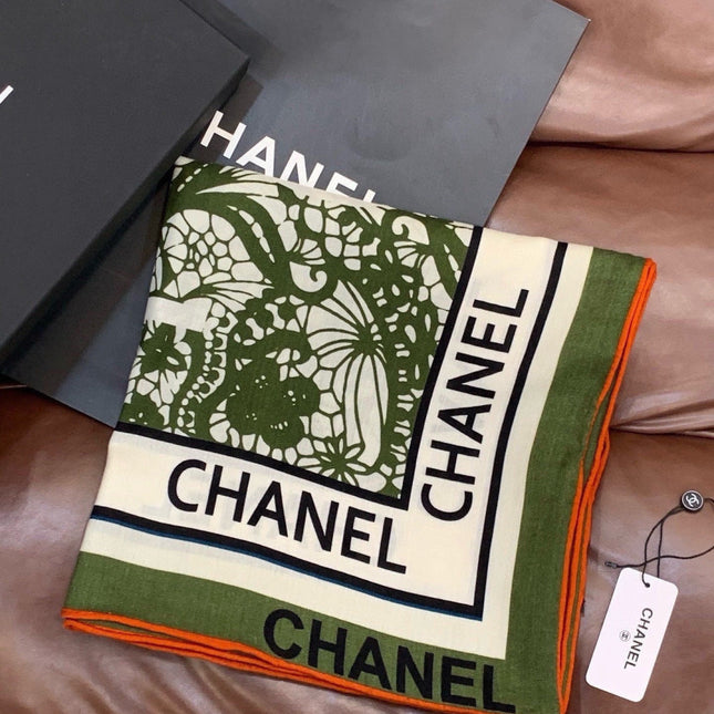 CHANEL 26S SCARF 135 IN CASHMERE AND SILK 306133