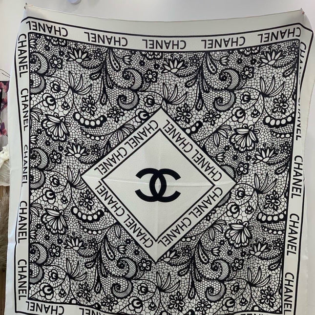 CHANEL 26S SCARF 135 IN CASHMERE AND SILK 306134