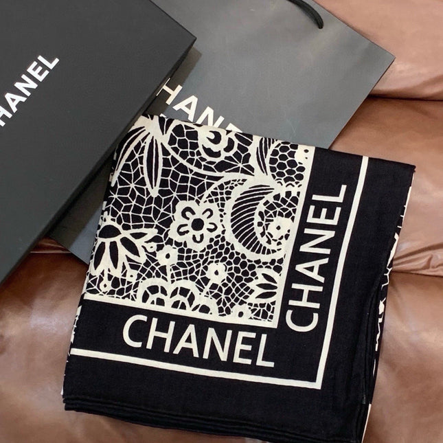 CHANEL 26S SCARF 135 IN CASHMERE AND SILK 306135