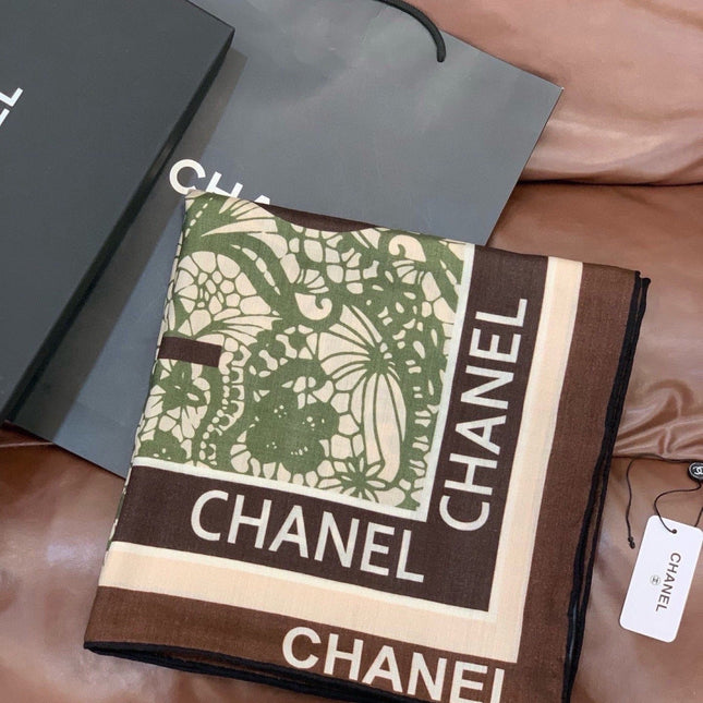 CHANEL 26S SCARF 135 IN CASHMERE AND SILK 306136