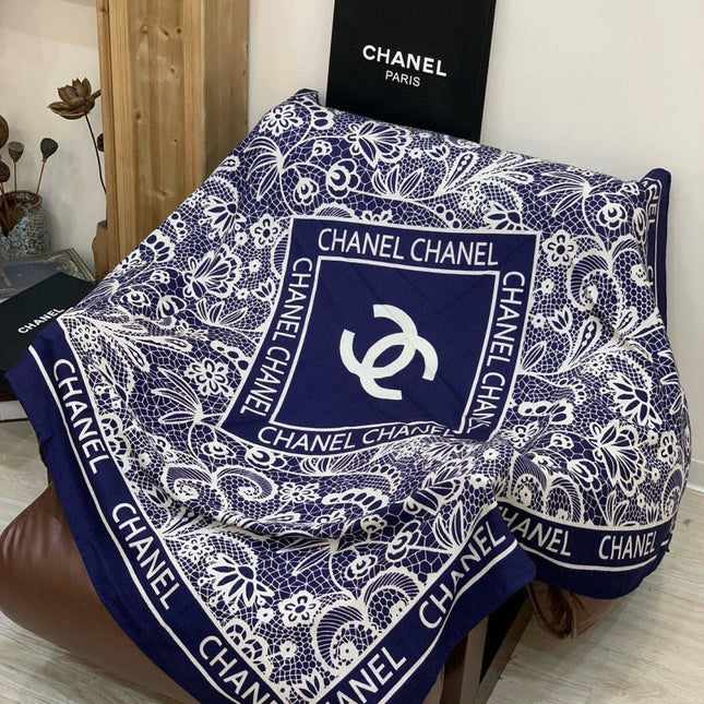 CHANEL 26S SCARF 135 IN CASHMERE AND SILK 306138