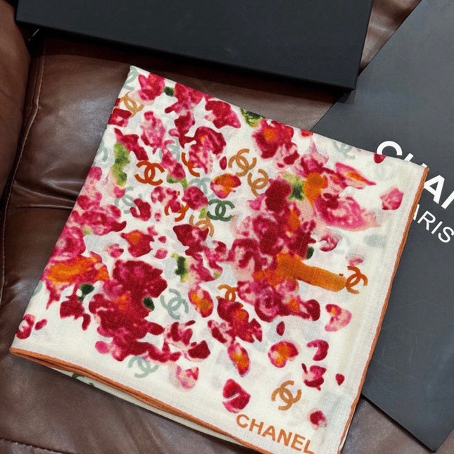 CHANEL 26S SCARF 135 IN CASHMERE AND SILK 307251