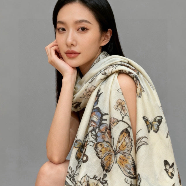 DIOR 26S SCARF 135CM IN CASHMERE SILK 309304
