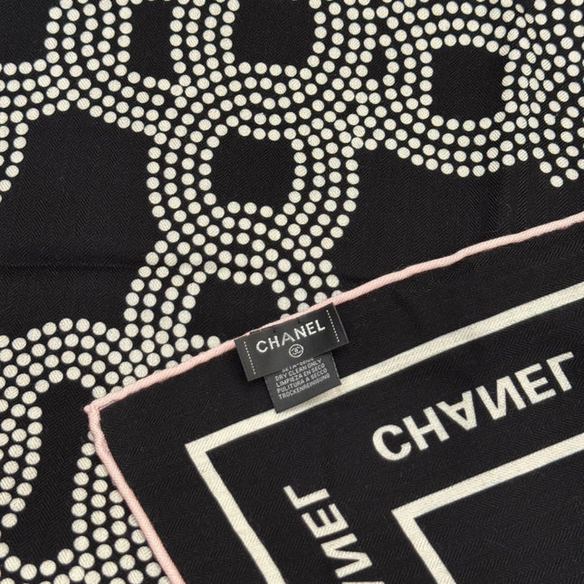 CHANEL 26S SCARF 135 IN CASHMERE AND SILK 309308