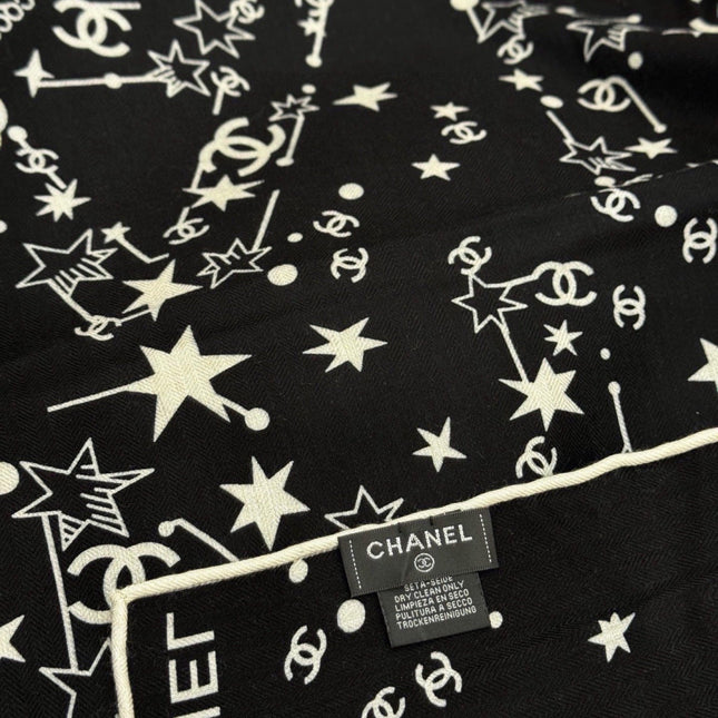 CHANEL 26S SCARF 135 IN CASHMERE AND SILK 309310