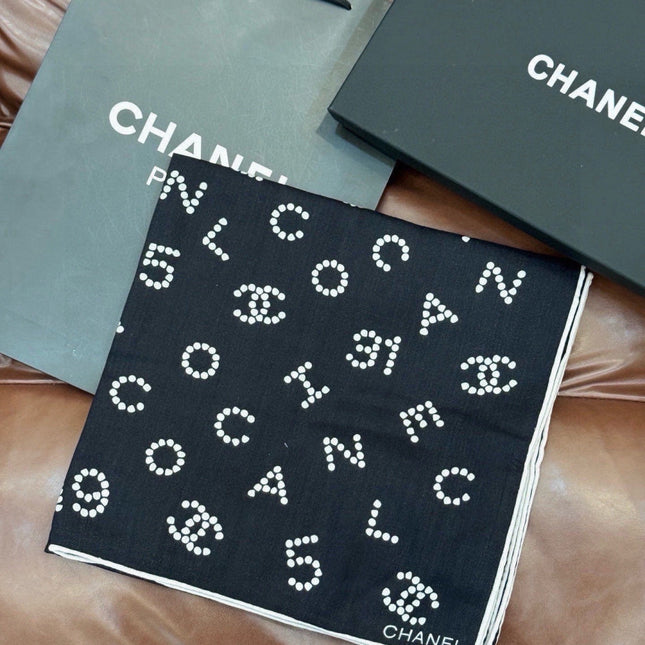 CHANEL 26S SCARF 135 IN CASHMERE AND SILK 309323