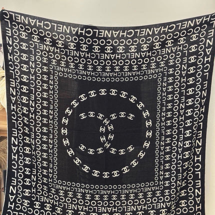 CHANEL 26S SCARF 135 IN CASHMERE AND SILK 309349