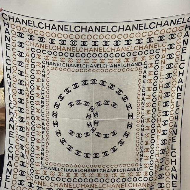 CHANEL 26S SCARF 135 IN CASHMERE AND SILK 309350