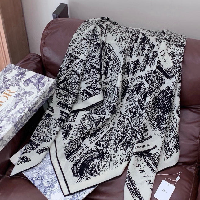 DIOR 26S SCARF 140CM IN SILK 309356