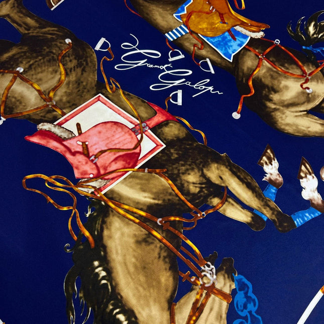 HERMES 26S PRINTED SQUARE SCARF 88 IN SILK 309925
