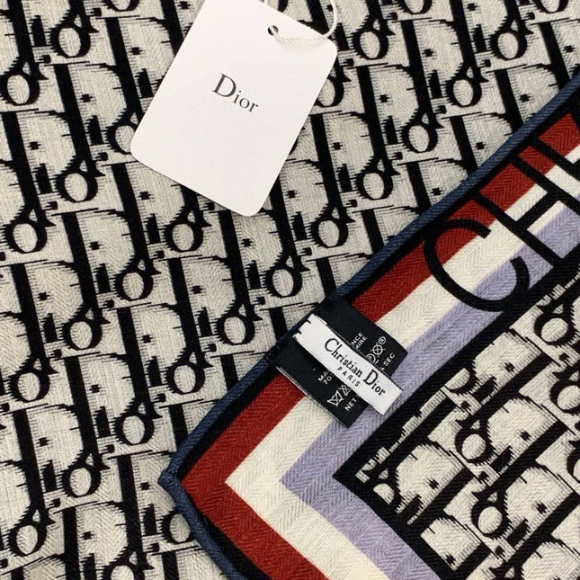 DIOR 26S SCARF 140CM IN CASHMERE SILK 311937